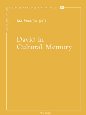 cover image of David in Cultural Memory